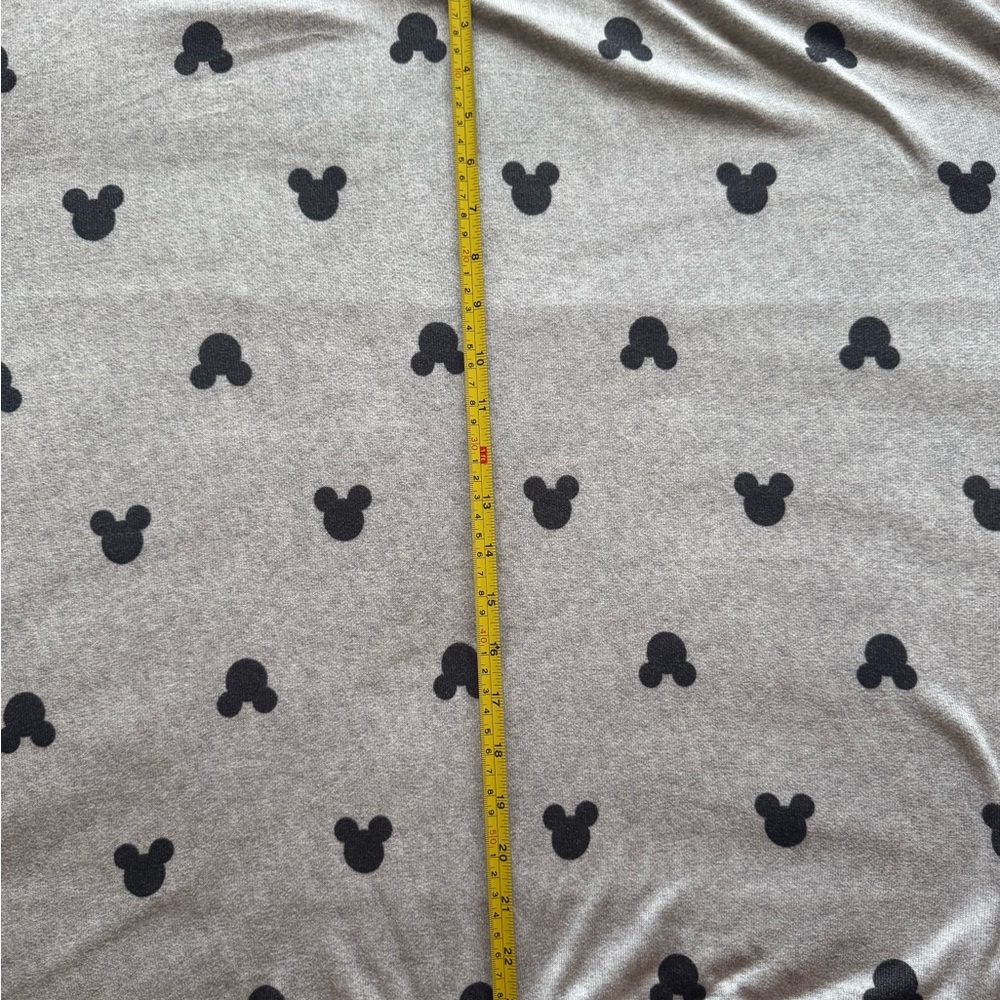 Disney Gray and Black Mickey Mouse Women's Top XXL - Picture 3 of 9